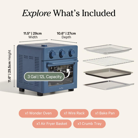 Our Place Wonder Oven compact design fits small kitchens and modern counters