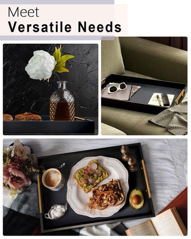 OurMiao gold handles offer comfortable grip for carrying dishes
