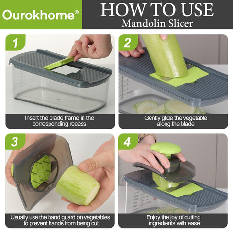 Ourokhome cleaning brush helps quick blade maintenance after chopping.