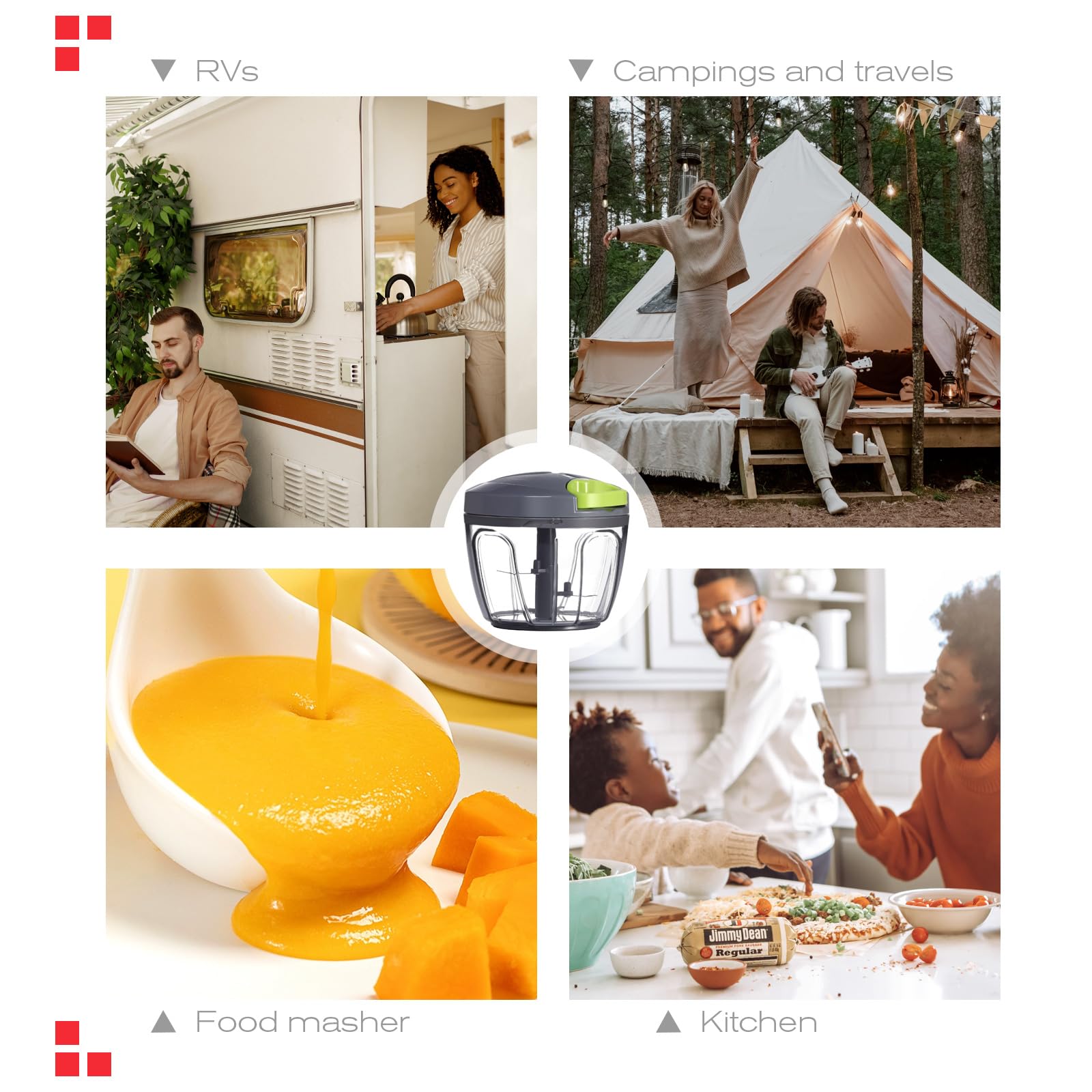 Ourokhome 650ml grey bowl keeps ingredients handy during prep.