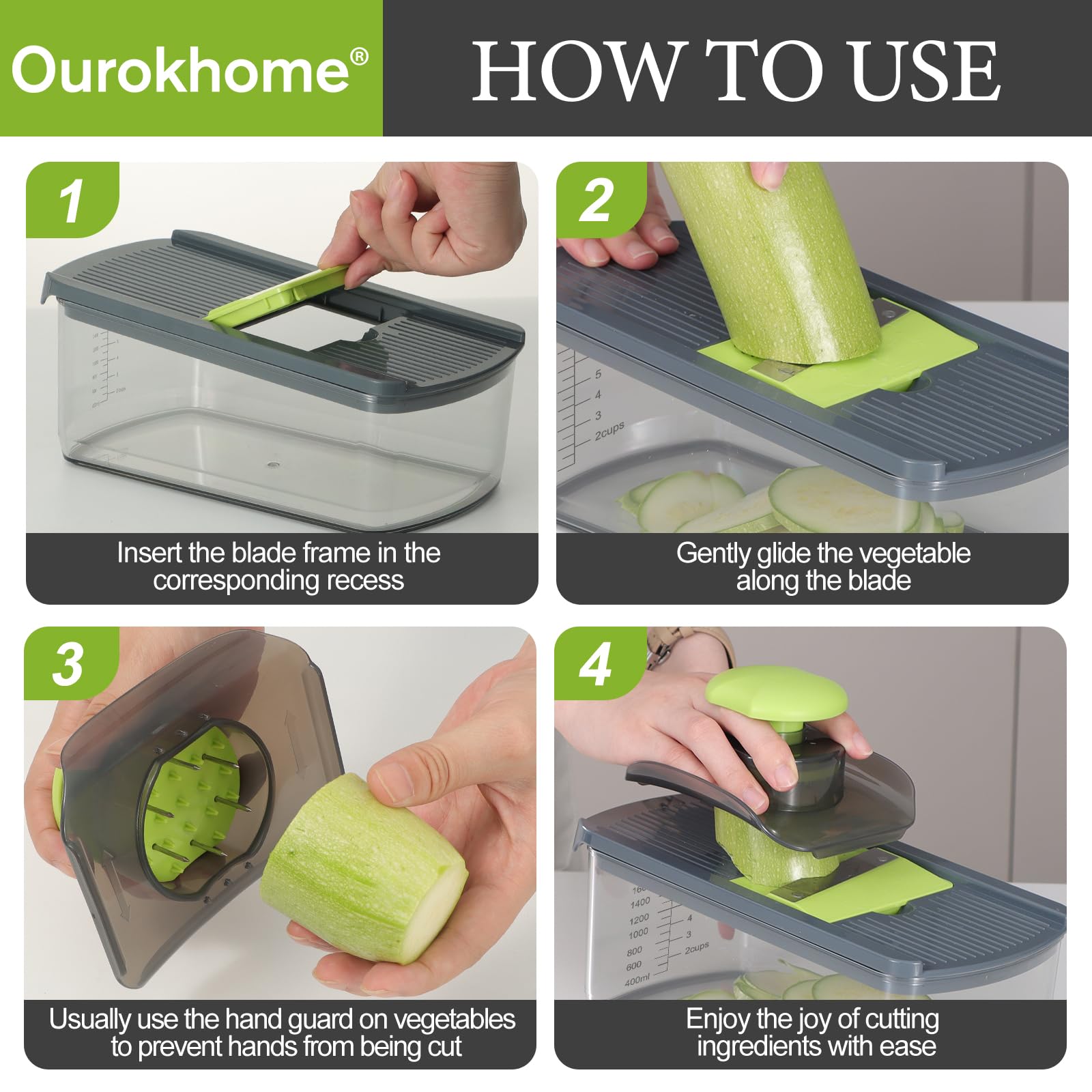 Ourokhome Blade Storage Boxes organize all blades neatly.