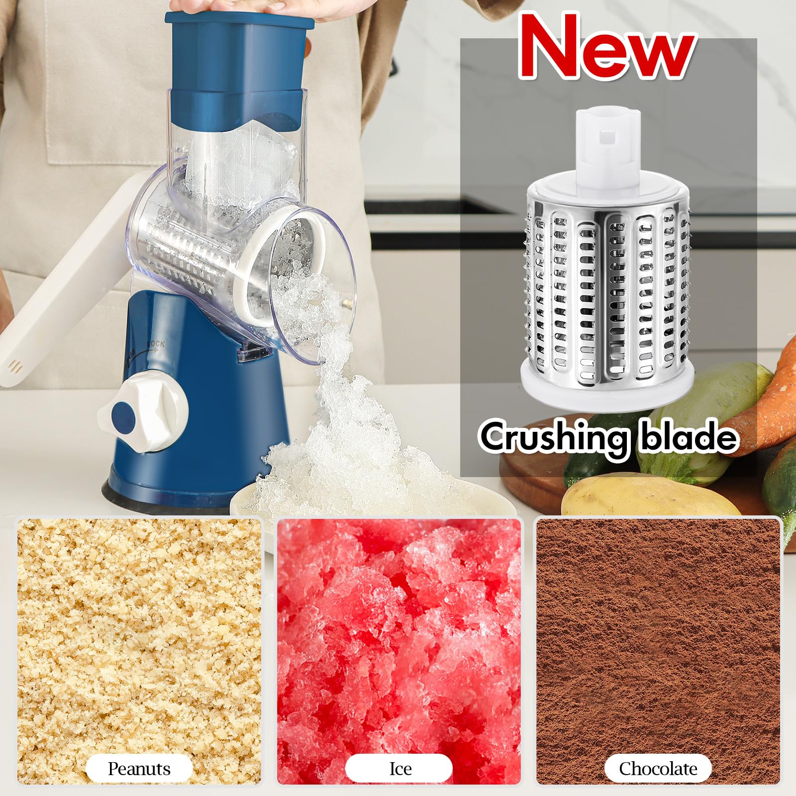 Ourokhome hand crank in action illustrating effortless rotation