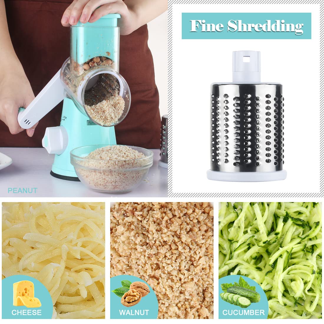 Ourokhome non-electric kitchen gadget is safe and simple to operate.
