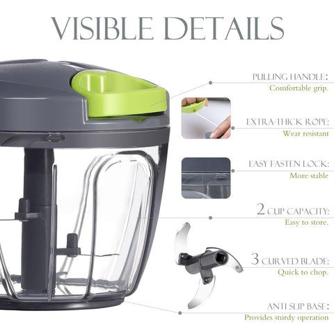 Ourokhome onion chopper delivers fast, odor-free onion prep.