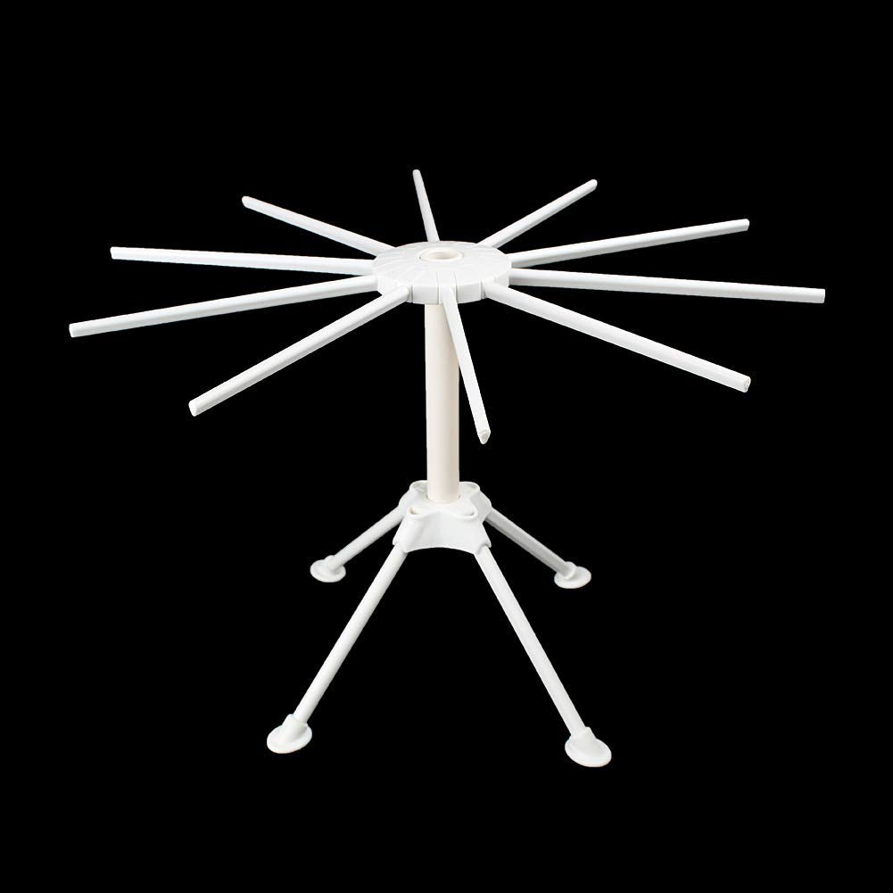 Ourokhome stable pasta rack with 4 feet provides steady support during drying.