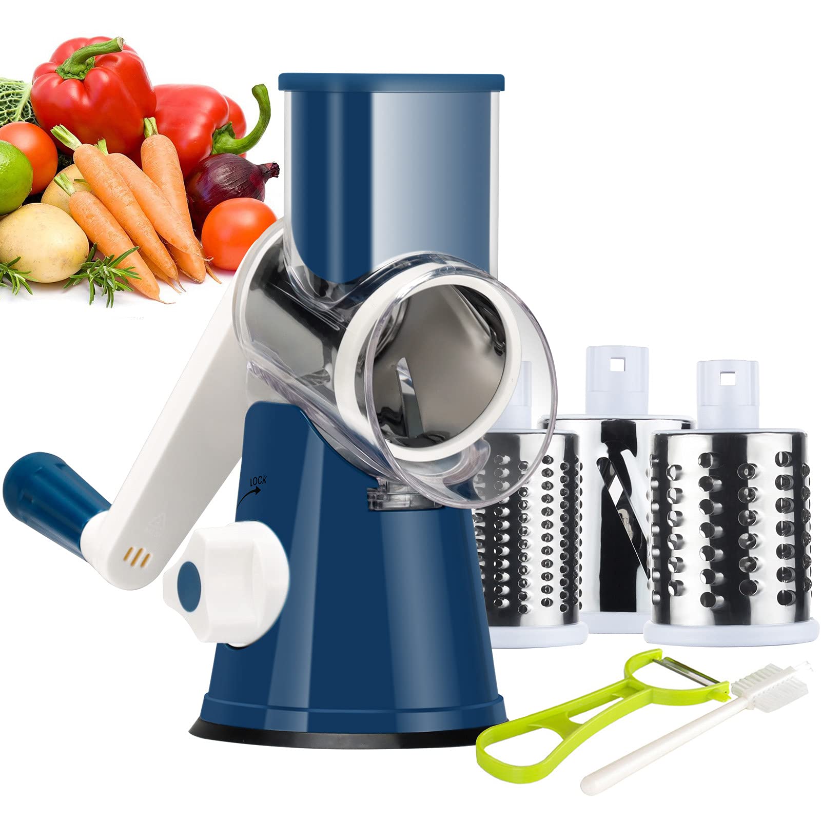 Ourokhome rotary cheese grater crank for fresh toppings