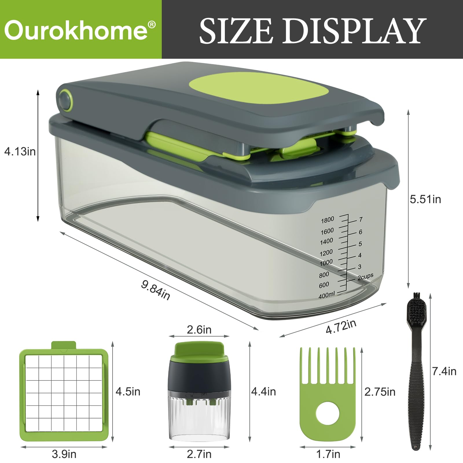 Ourokhome safety lock adds stability during chopping