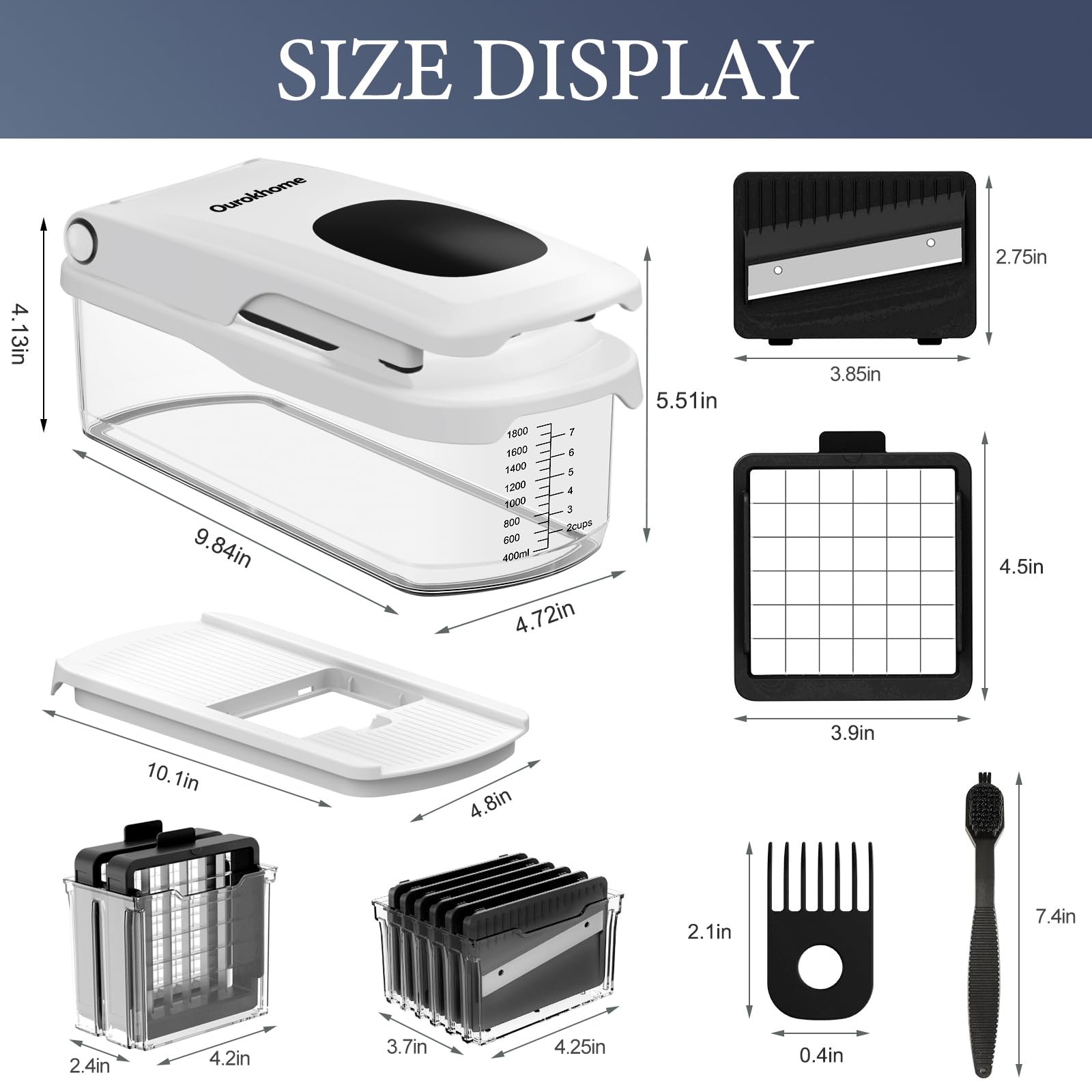Ourokhome separate cutting board eases prep and cleanup