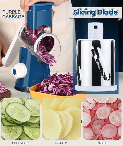 Ourokhome three-blade slicer for versatile shredding