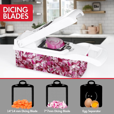 Ourokhome chopper blades collection highlights spiral blades for precise cuts.