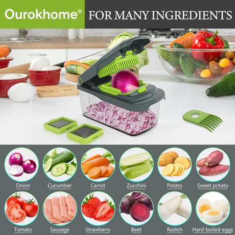 Sleek gray 2-in-1 design fits any kitchen aesthetic.