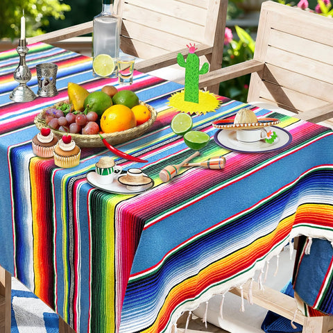 OurWarm vivid psychedelic colors brighten fiesta decor and celebrations