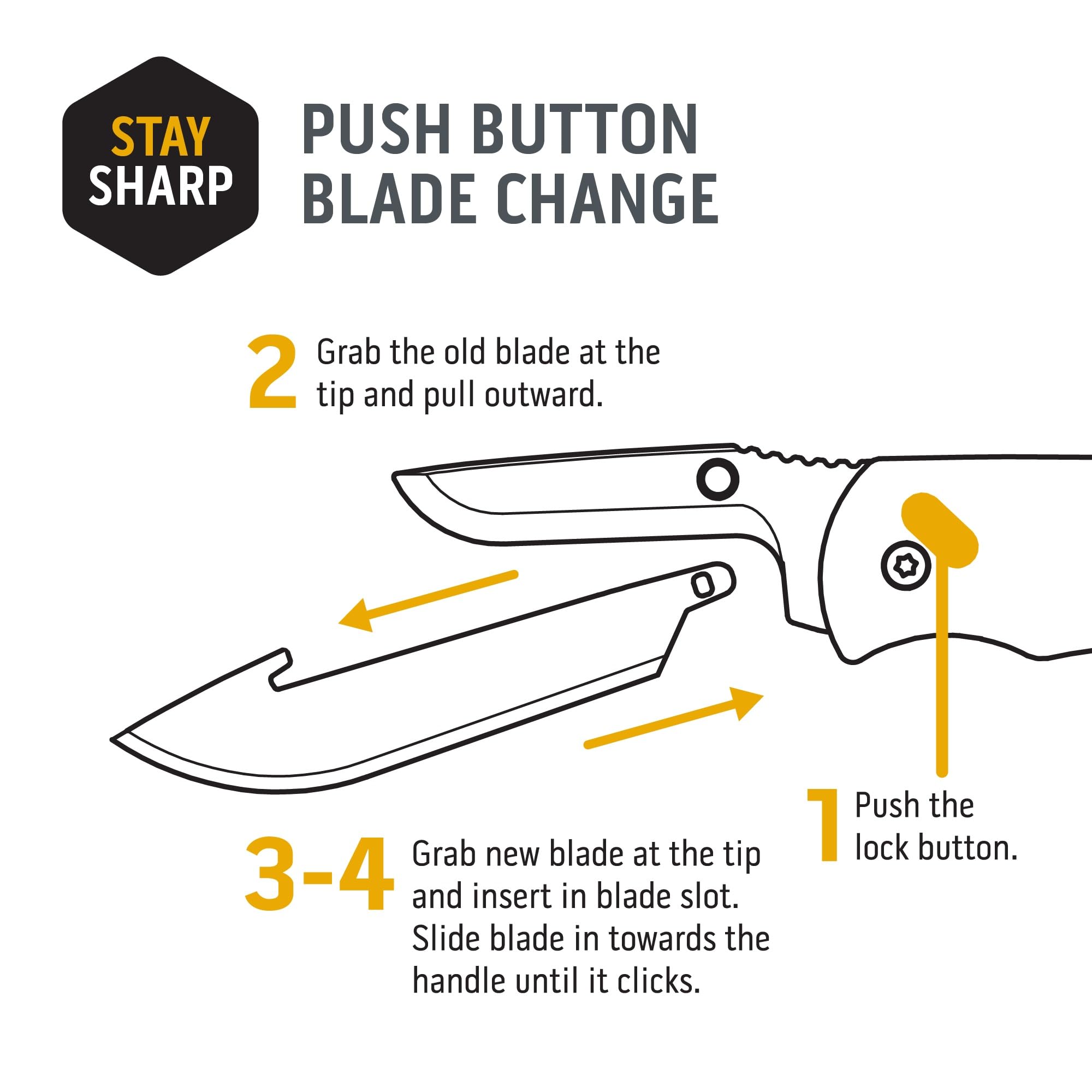Outdoor Edge Razorsafe 6-pack blades and box kept neatly organized