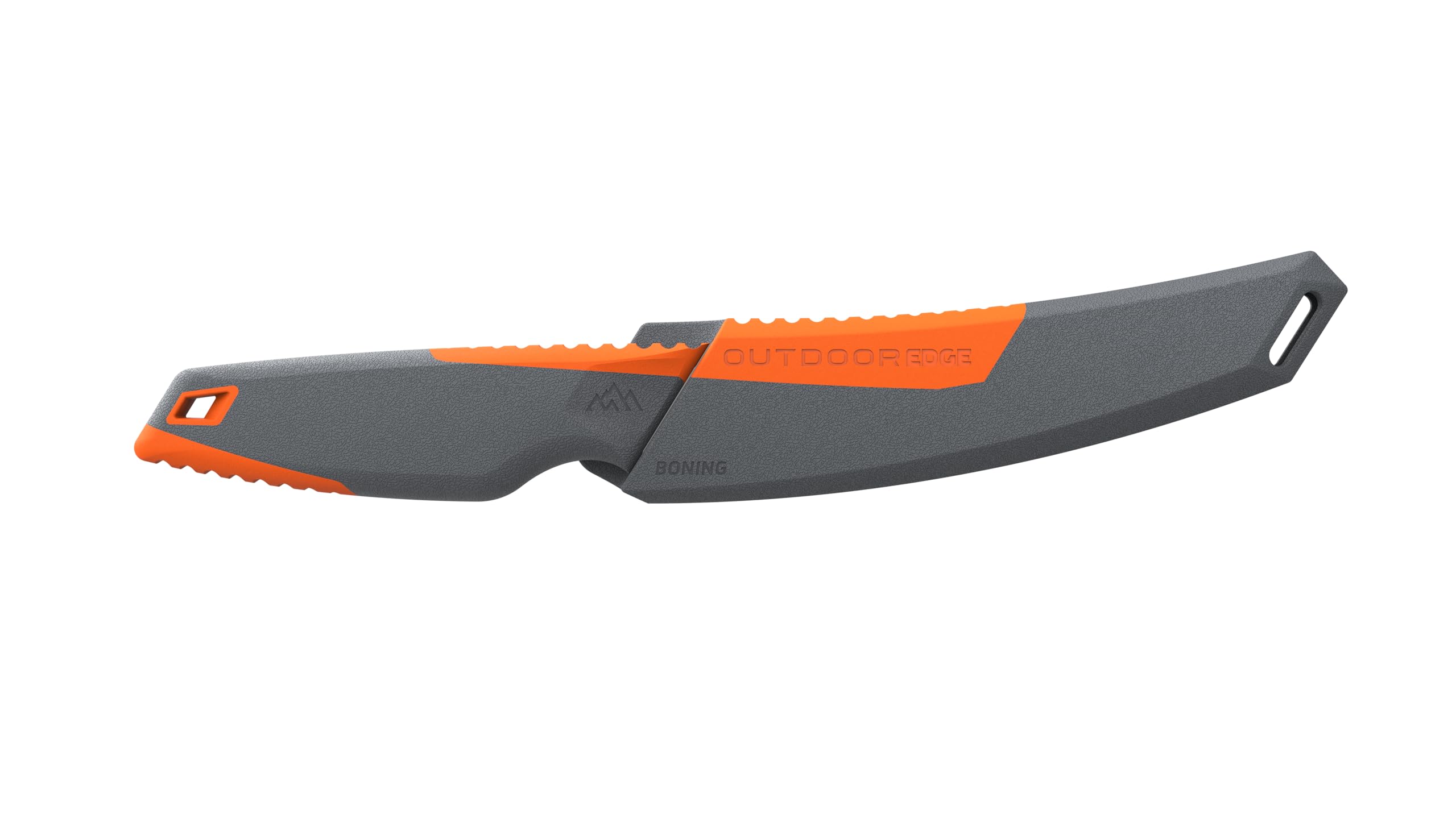 Outdoor Edge VANTEX ergonomic handle for secure, comfortable grip in wet conditions.