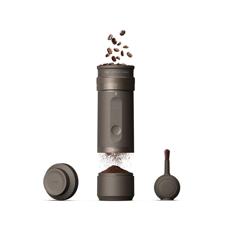 OutIn Fino portable coffee grinder compact design for travel and daily use