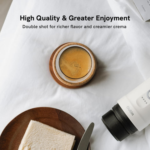 OutIn Nano BPA-free materials detail ensuring pure coffee flavor.