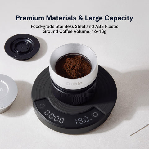 OutIn Nano stainless-steel parts detail highlighting durable construction.