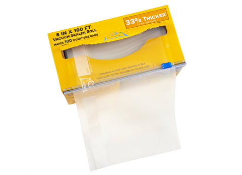 OutOfAir embossed 100ft roll provides extra strength against punctures.