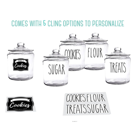 OUTSHINE 1 Gallon Cookie Jar filled with candy demonstrating airtight storage.