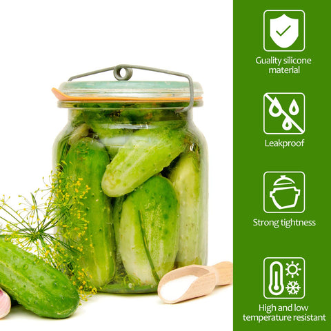 Outus yellow gasket helps keep contents fresh in storage.