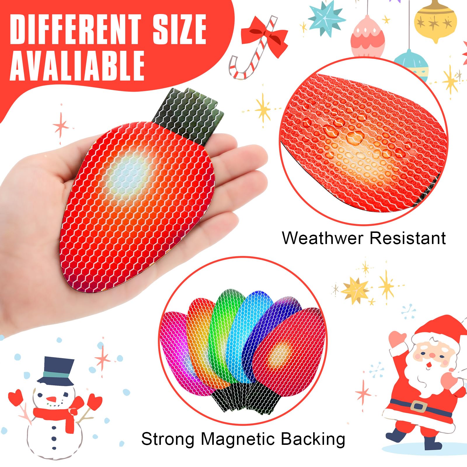 Outus thin design magnets stay in place during bad weather while decorating your space