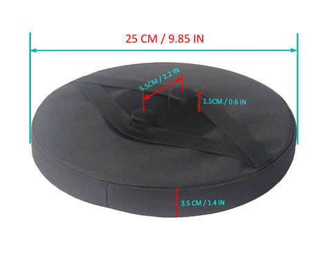 Outward Gear cushion attach-points illustrate universal compatibility across stools