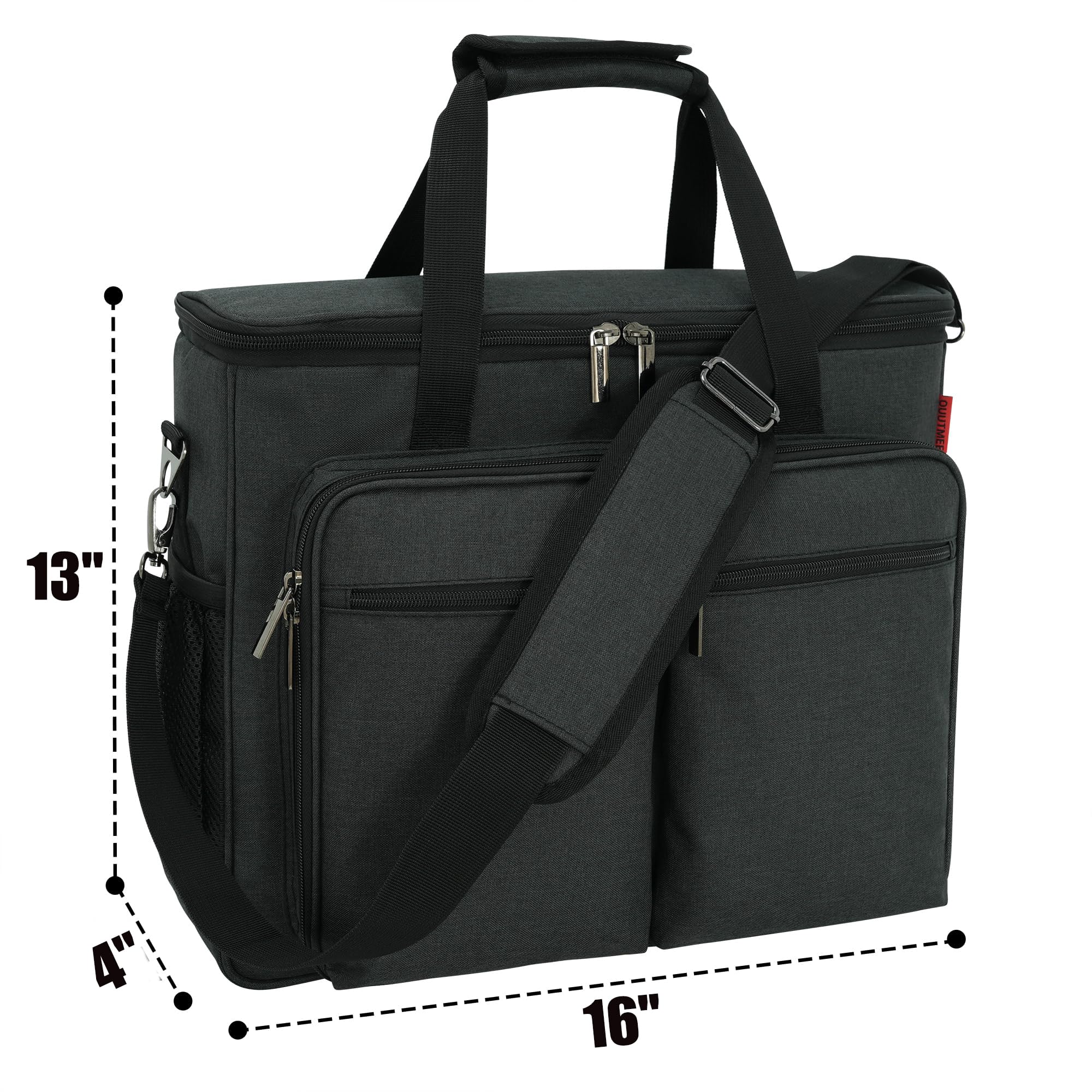 OUUTMEE Bartender Kit back pocket fits a laptop for on-the-go setup