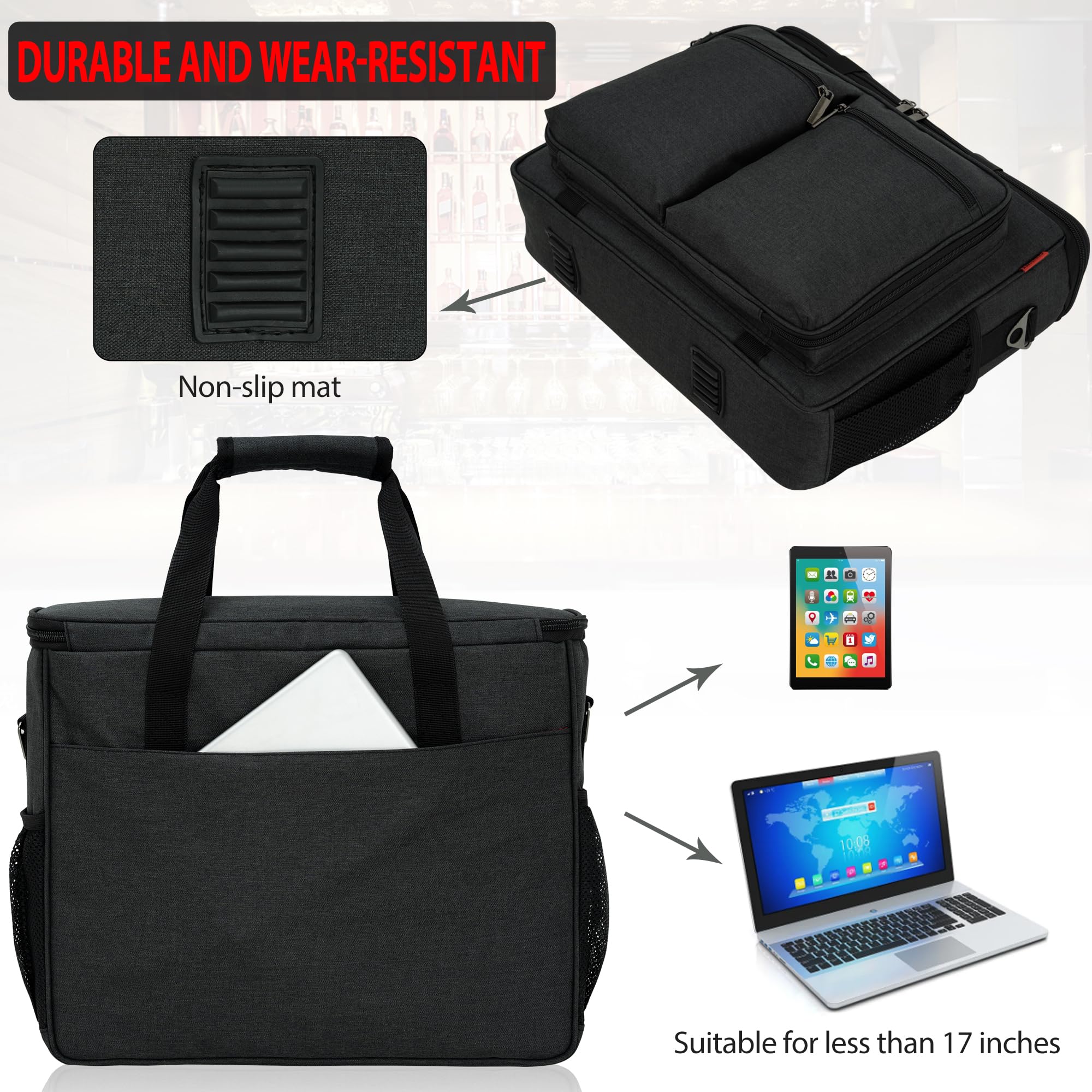 OUUTMEE Bartender Kit front pockets store essentials securely