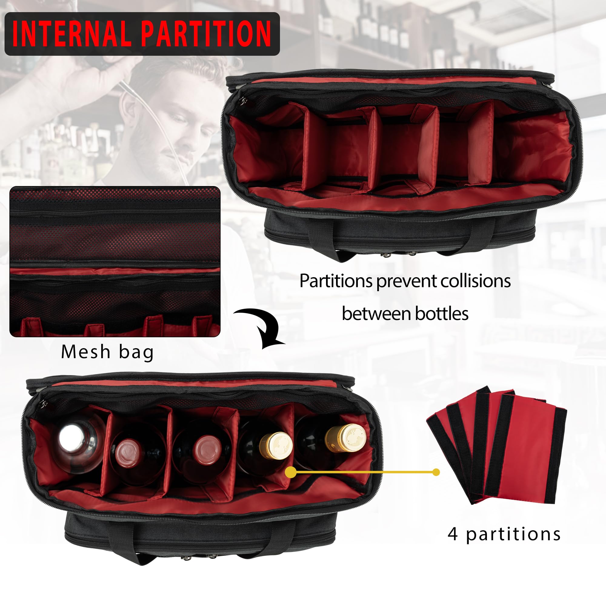 OUUTMEE Bartender Kit waterproof bag safeguards tools outdoors