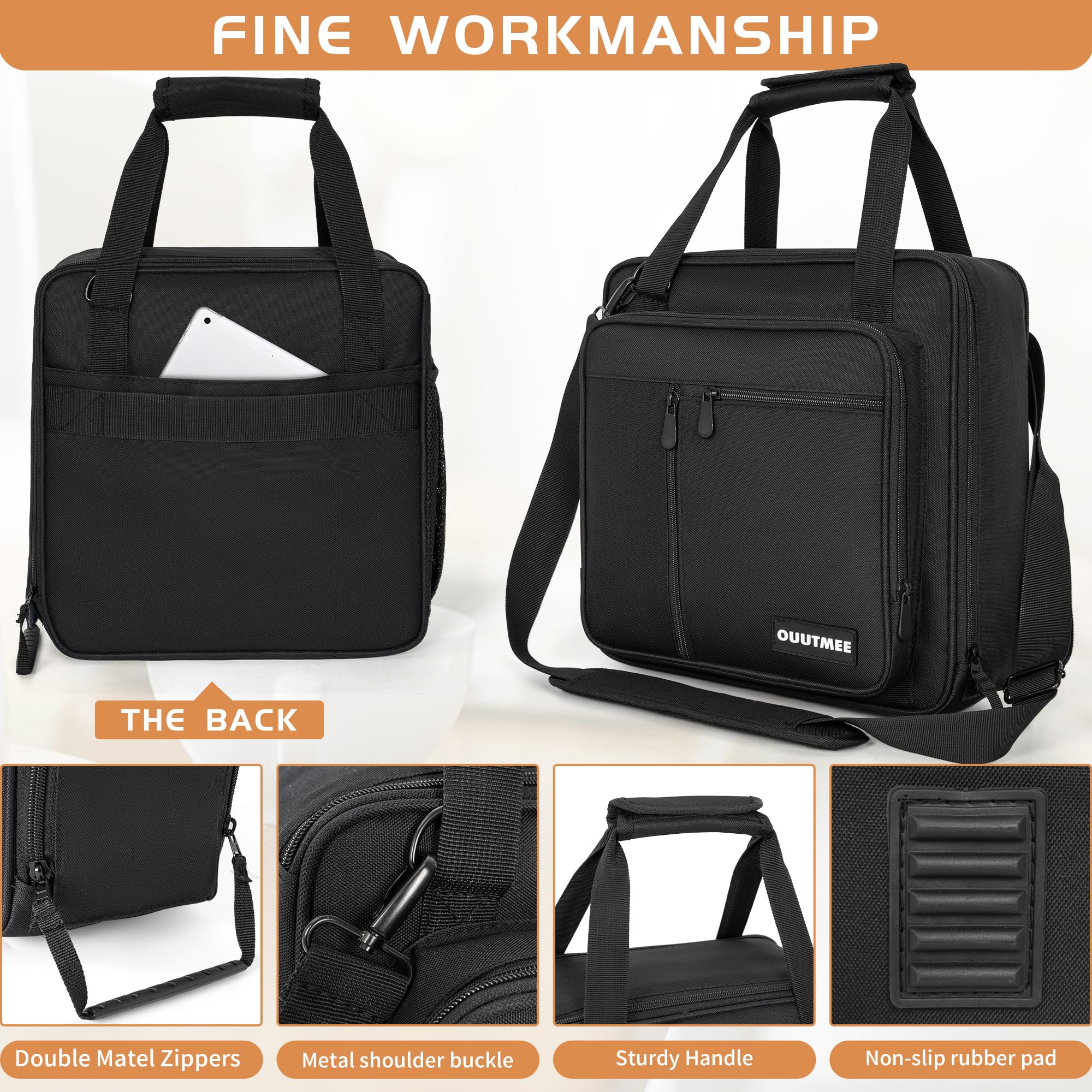 OUUTMEE multi-pocket design keeps pods and mugs organized