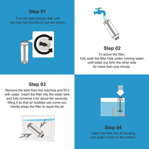 Ouxunus easy installation for quick cartridge replacement.