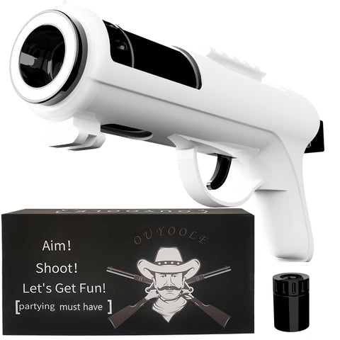 OUYOOLE Alcohol Shot Gun front view shows party-ready design.