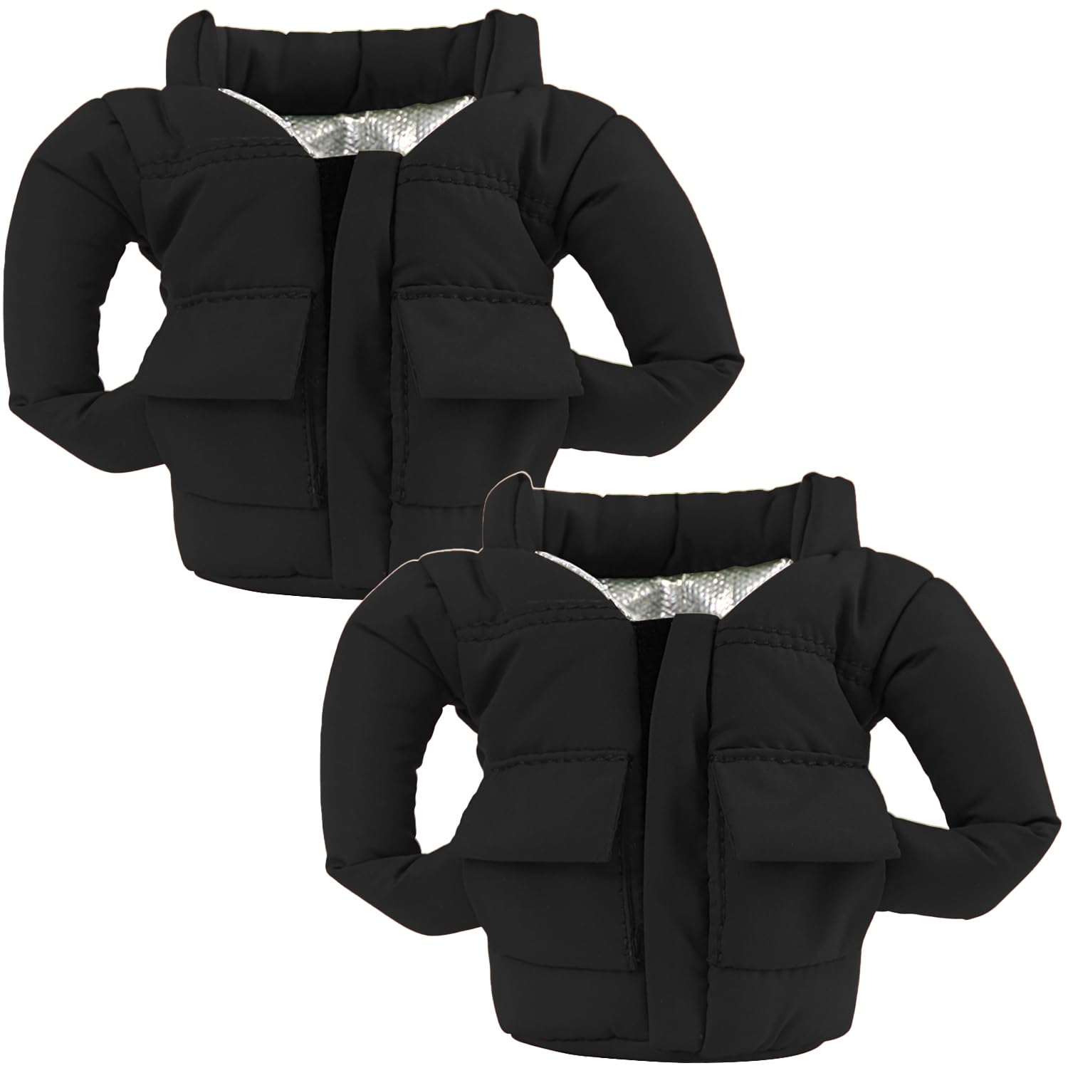 OUYOOLE jacket with zipper-style sticker for quick switching