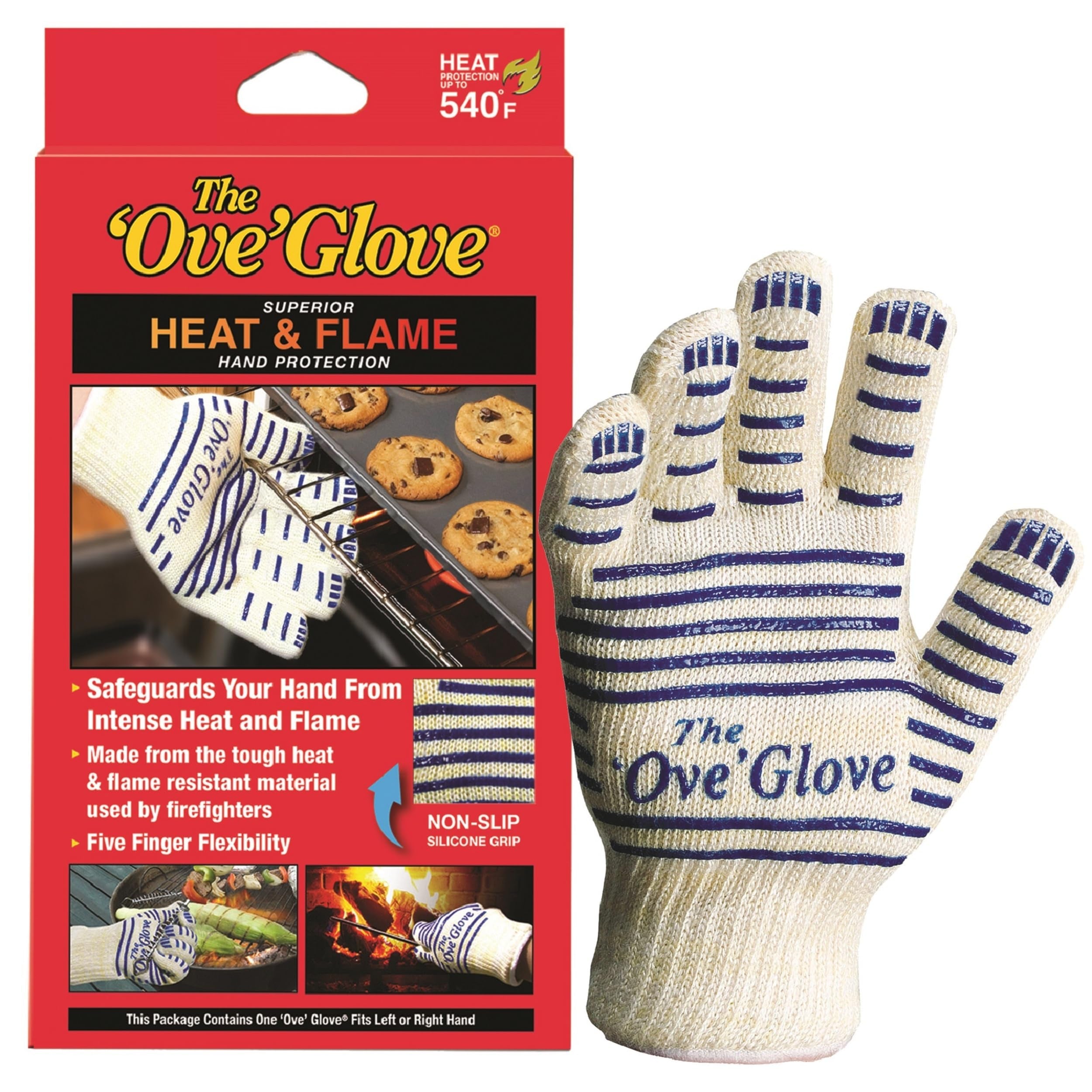 Ove Glove five-finger-flexi-grip enables precise handling.