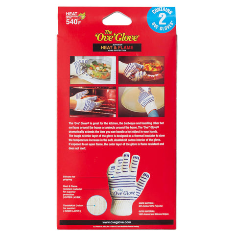Ove Glove soft interior doubleknit cotton offers comfortable wear during tasks.
