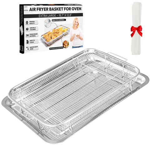 OvenCrisp large oven basket designed for crispy results with even heat circulation.