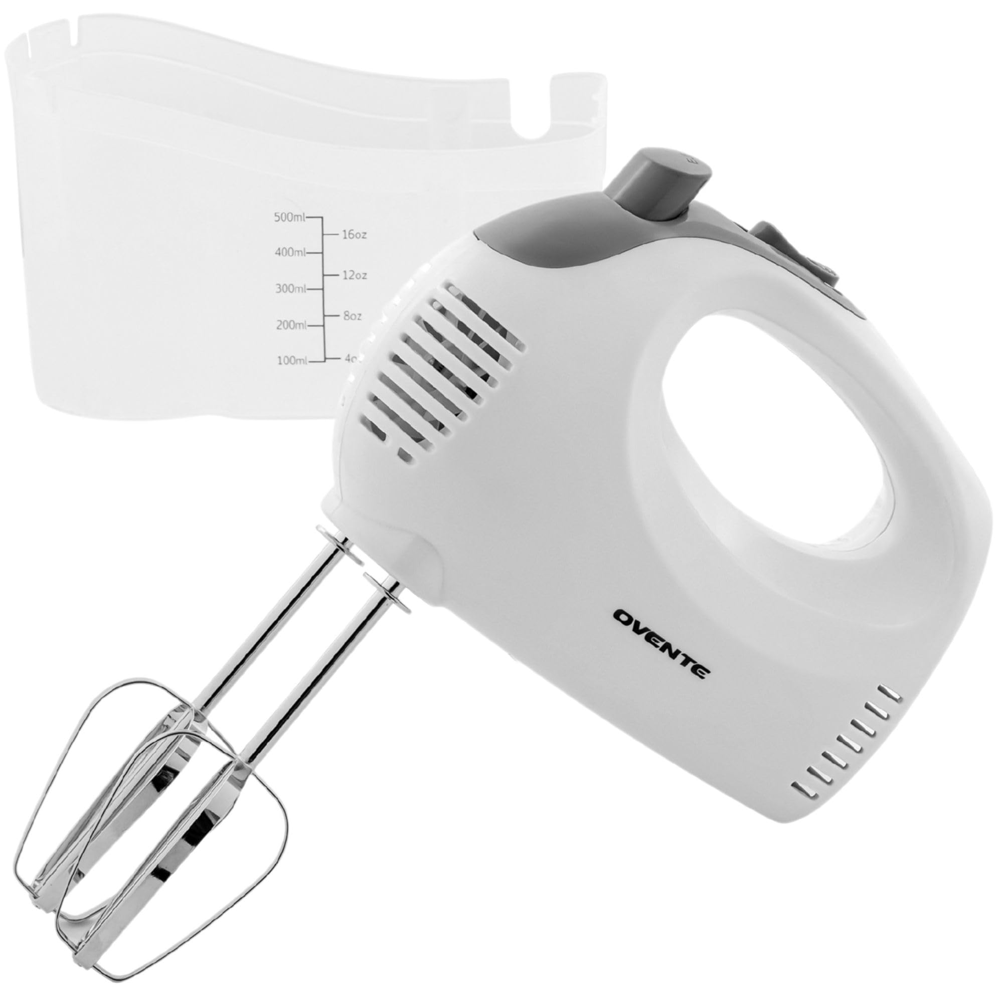 OVENTE 5-speed hand mixer with adjustable control for versatile batters