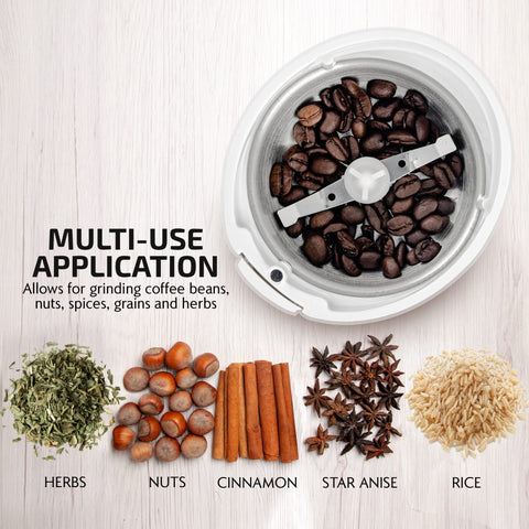Pulse operation on the CG225W allows precise grind size.