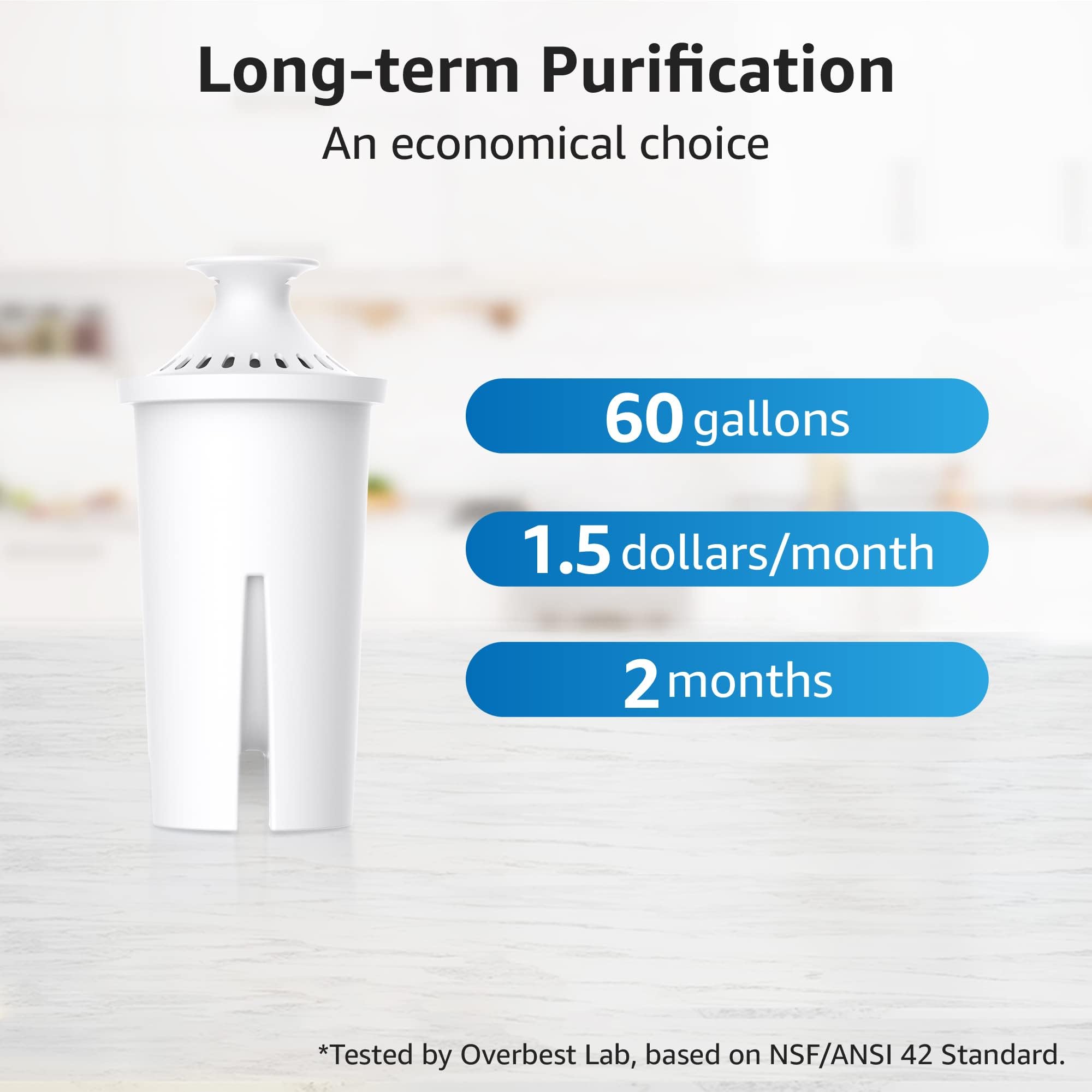 Overbest filter multi-stage filtration reducing lead illustration