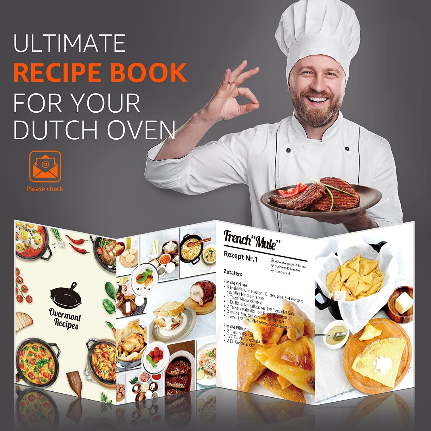 Overmont 3.2 qt Dutch oven great for braising