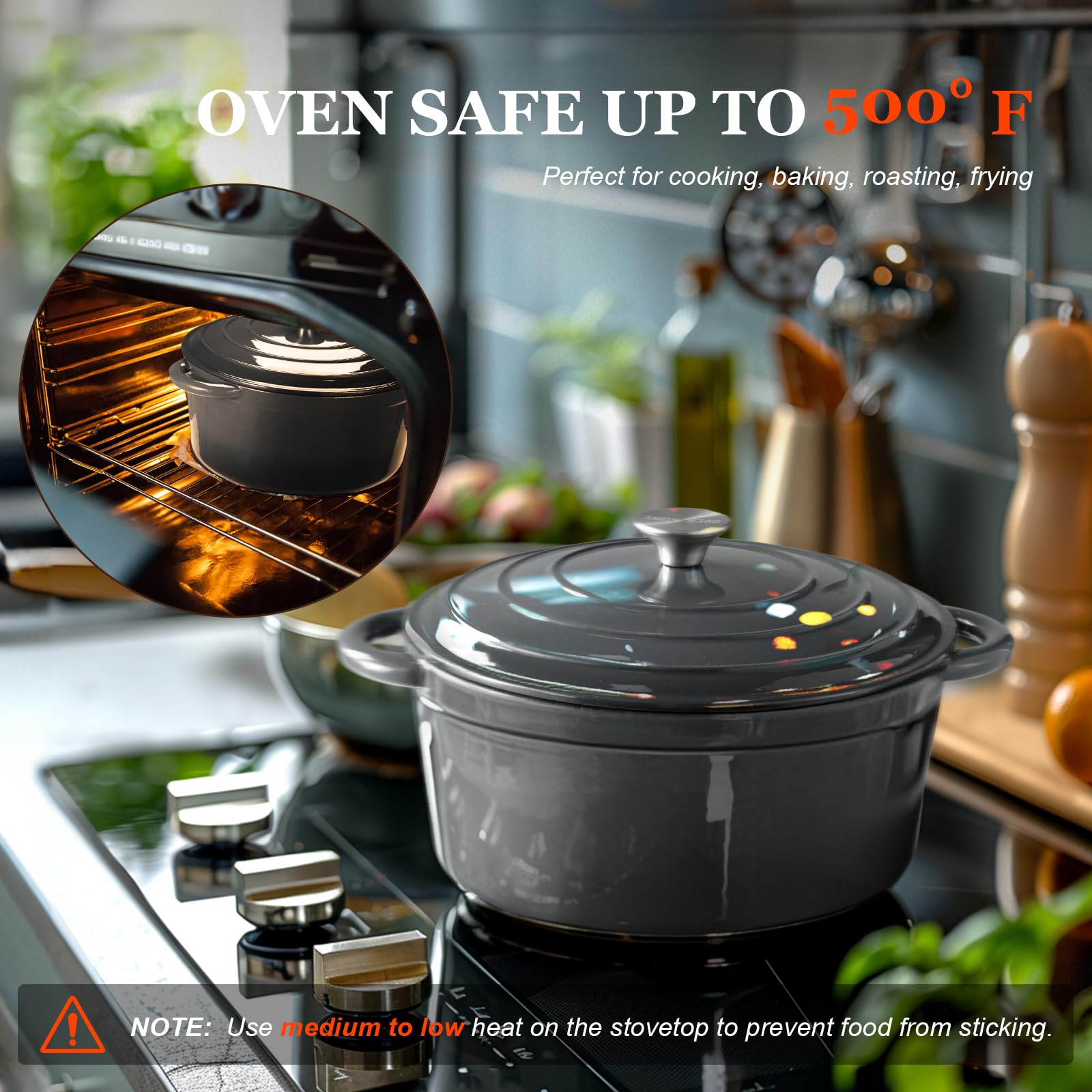 Overmont induction-compatible design fits various cooktops