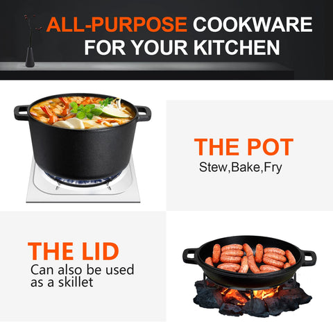 Overmont silicone handle covers protect hands while lifting hot cookware.