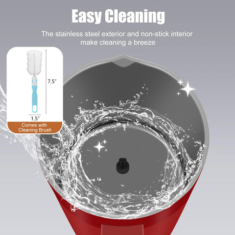 Ovetedot Milk Frother with automatic shut-off for safe use.