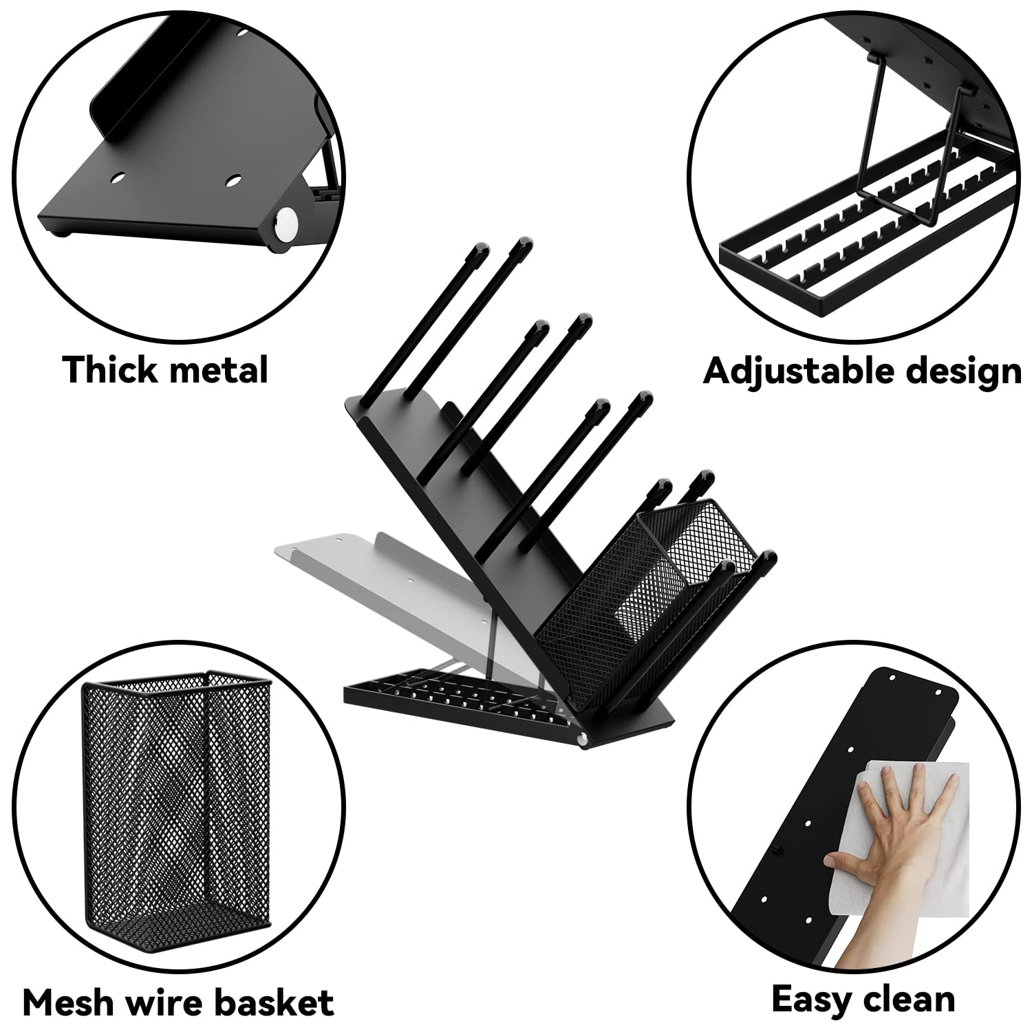 OVICAR large capacity holder holds up to 100 cups at once.