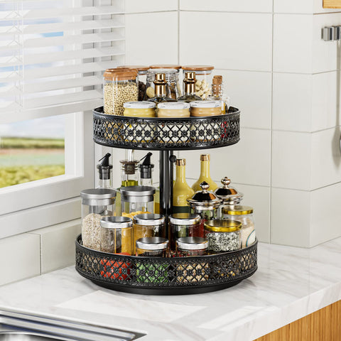 OVICAR floral edge design combines style with practical spill prevention.