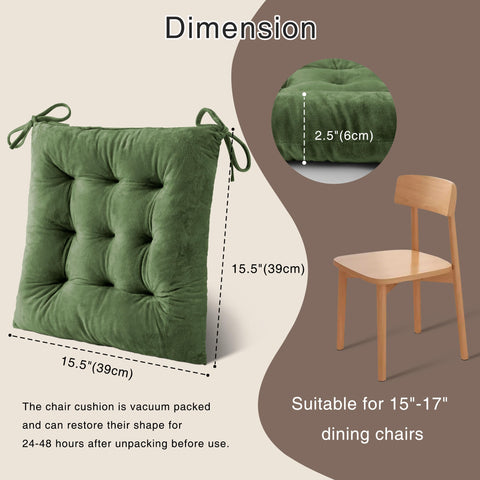 OVOV velvet chair cushion green closeup highlights smooth fabric and skin-friendly touch.