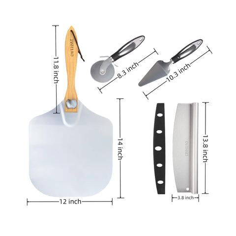 OVTHMT complete kit for handy pizza prep and baking