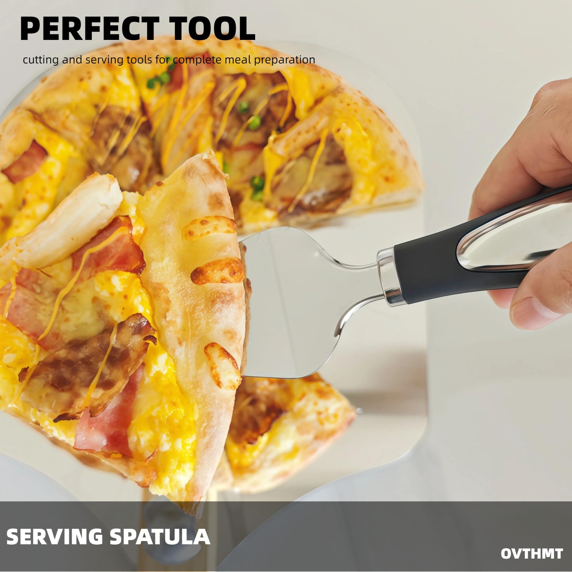 OVTHMT foldable pizza spatula stored compactly