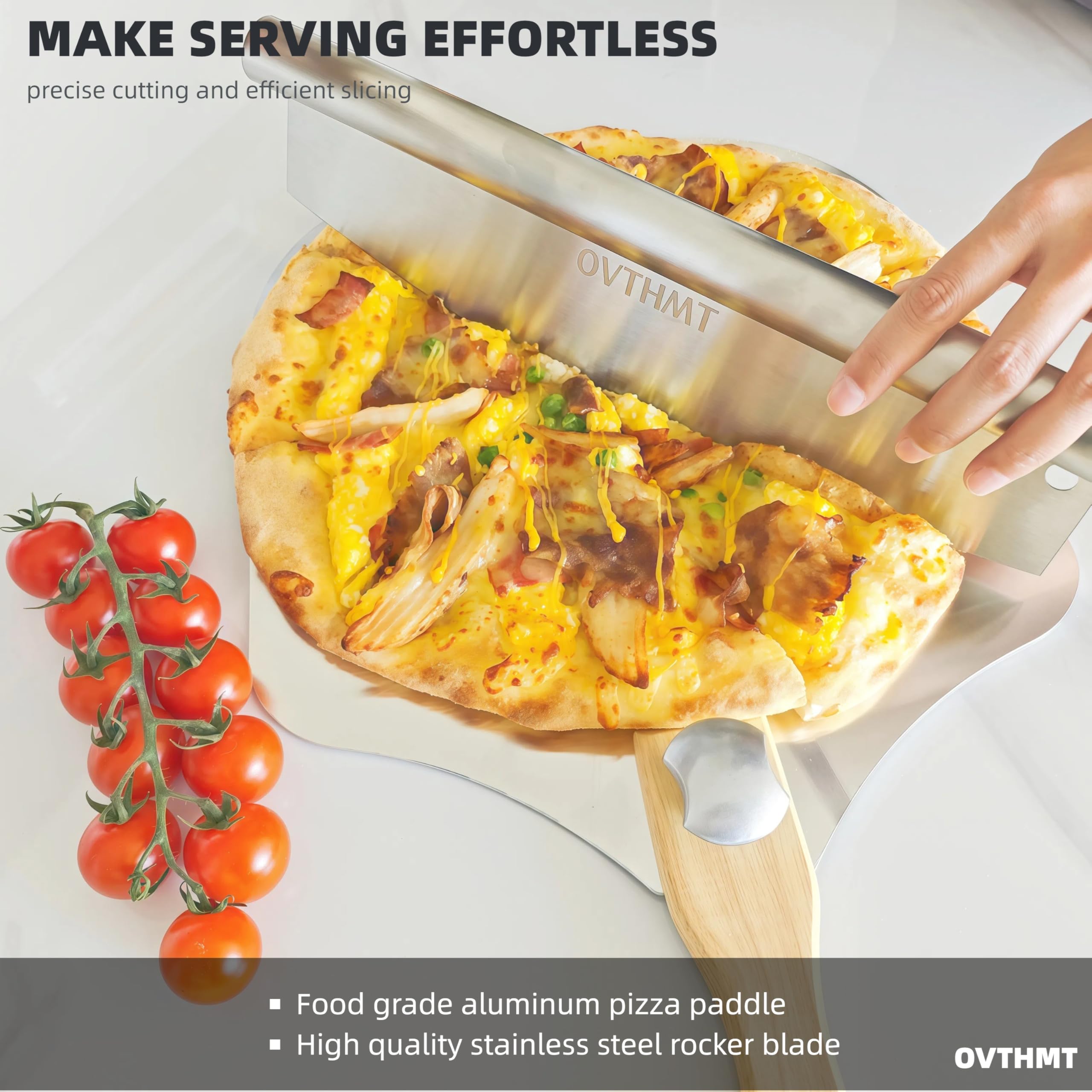 OVTHMT pizza cutter wheel for clean, even slices