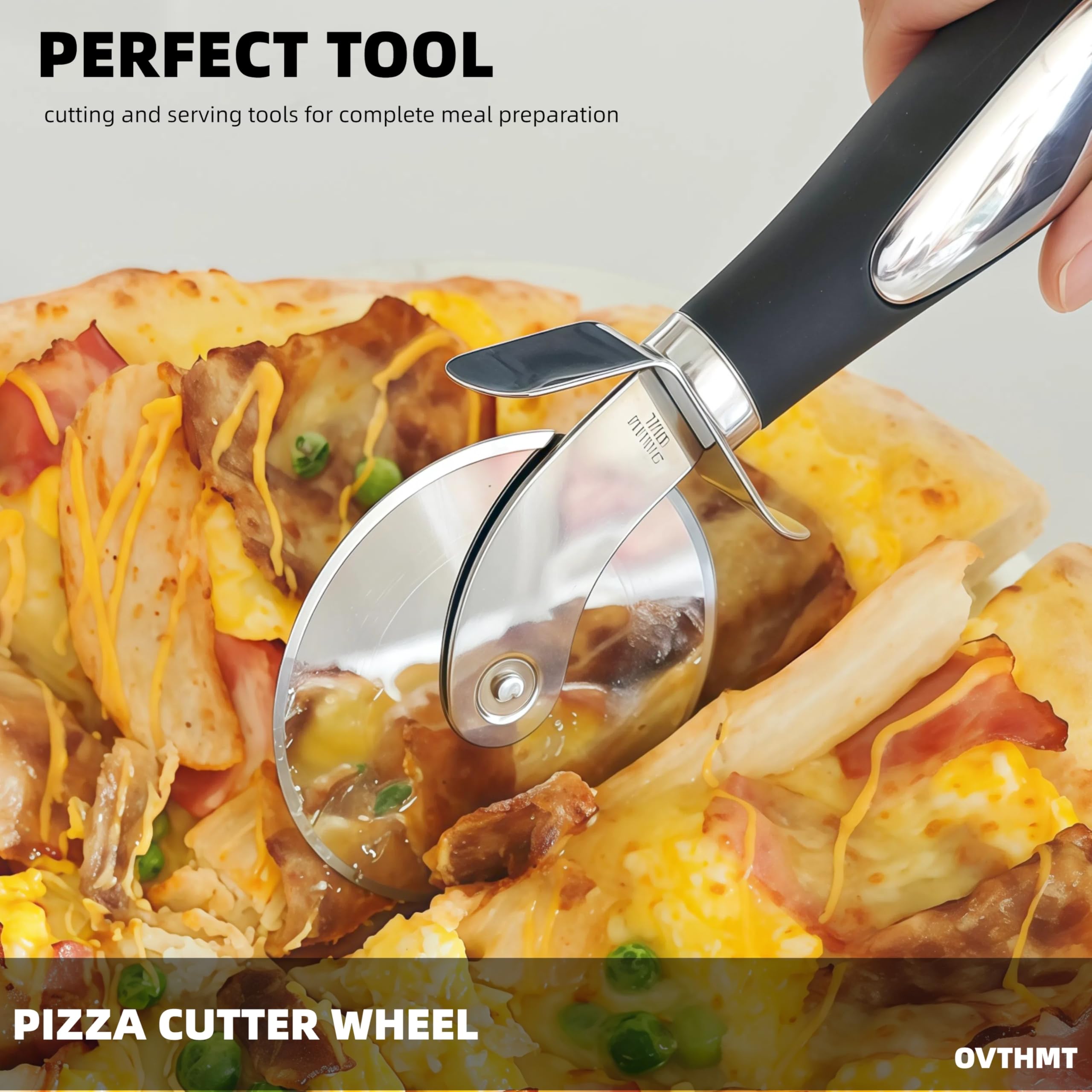OVTHMT pizza server for smooth lifting and serving